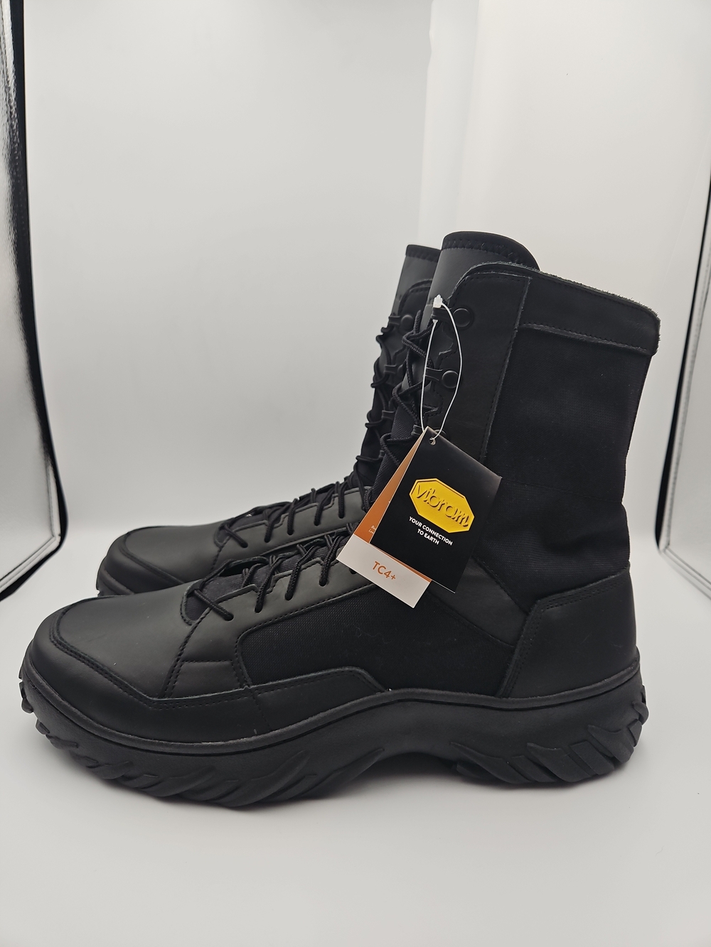 Oakley Men's Black Tactical High-Top Lace Boots